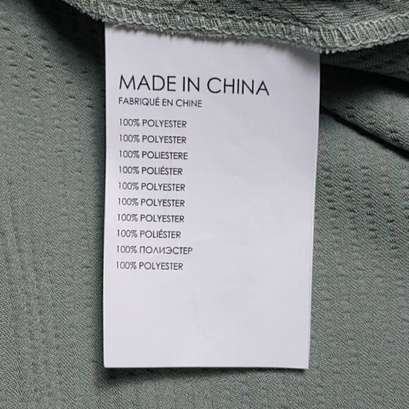 NWT CLUB MONACO Willow Green Elona flowy loose fit Textured Satin Camiso… - Picture 13 of 13